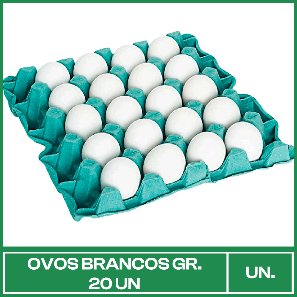 Ovos Brancos Gr 20 Un